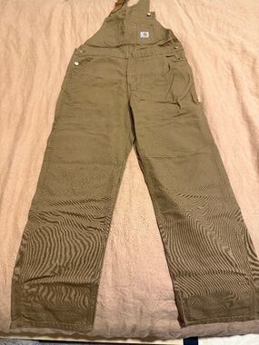 Carhartt WIP Bib Overall, 33x30, Hamilton Brown